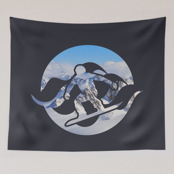 Item preview, Ski Snowboard Snow Mountain Winter Skiing Nature Lover Landscape designed and sold by SunfullyYours.