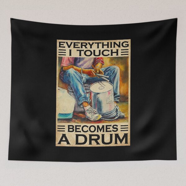 Item preview, Drummer Everything I Touch Becomes A Drum   designed and sold by ADAMANDREWSAU.