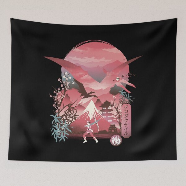 Item preview, Pink Ranger Ukiyo E - T-Shirt designed and sold by ChaimJohnson.