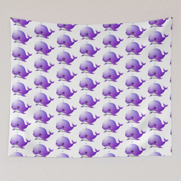 Item preview, Cute Whale - Purple designed and sold by Bondoboxy.