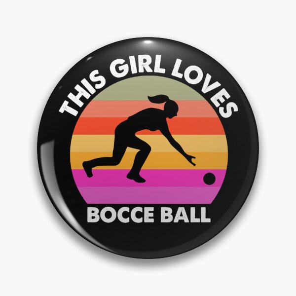 Item preview, This Girl Loves Bocce Ball designed and sold by netdota.