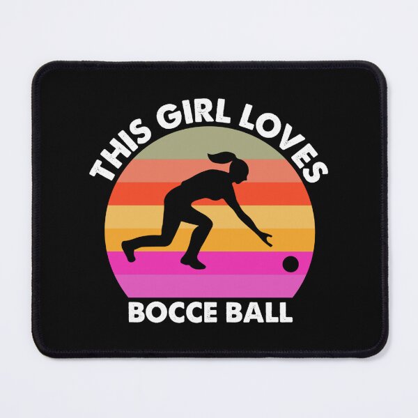 Item preview, This Girl Loves Bocce Ball designed and sold by netdota.