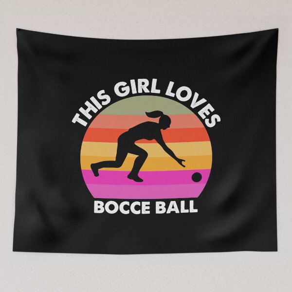 Item preview, This Girl Loves Bocce Ball designed and sold by netdota.