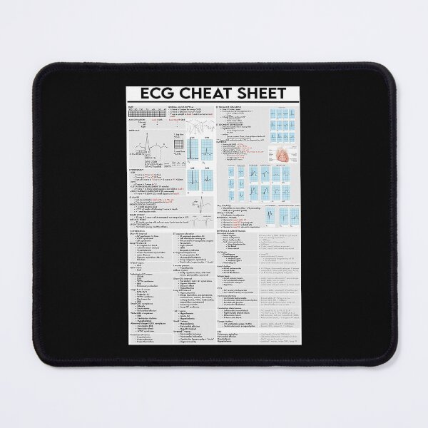 Item preview, ECG Cheat Sheet Cardiologist  designed and sold by ALISONABBOTTAU.