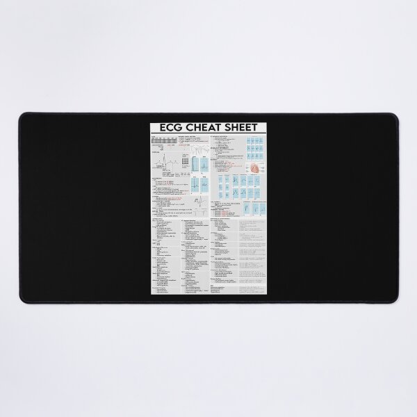 Item preview, ECG Cheat Sheet Cardiologist  designed and sold by ALISONABBOTTAU.