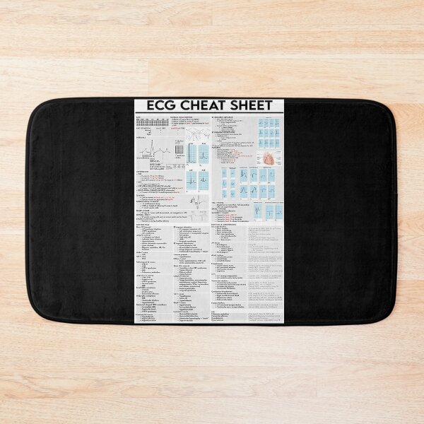 Item preview, ECG Cheat Sheet Cardiologist  designed and sold by ALISONABBOTTAU.