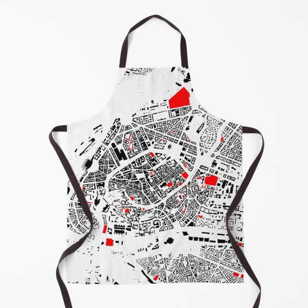 Item preview, Map of Strasbourg, France with its schools in color designed and sold by jean-nicolas.