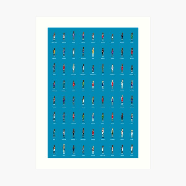 Basketball of the 90s Art Print