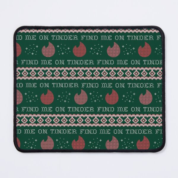 Item preview, Find me on tinder - nerd ugly sweater designed and sold by sashashuba.