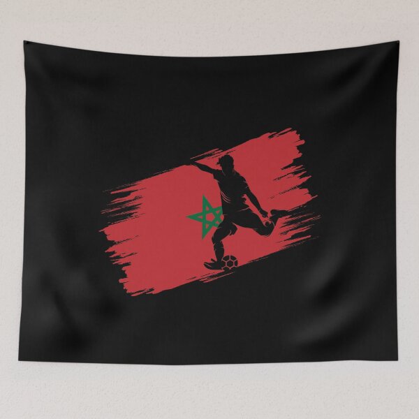 Item preview, Morocco Flag Football Soccer Fan Jersey designed and sold by xtocky.