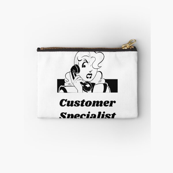 Item preview, 'Customer Specialist' Angry Woman Design - Retro Illustration Design for T-shirts, mugs, phone cases and other accessories designed and sold by Ridiculam Toga.