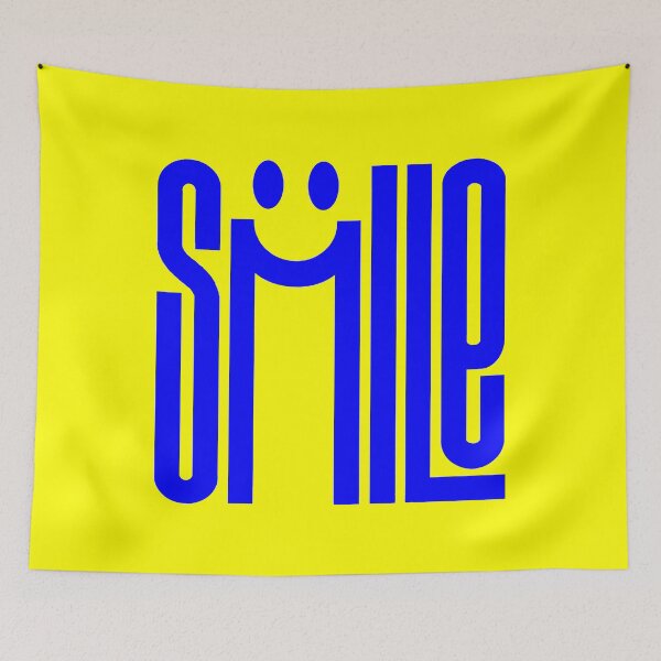 Item preview, Blue and Yellow Smile designed and sold by Summer-Winter.