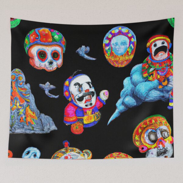 Item preview, Cute ghosts floating in space designed and sold by Bakesales.