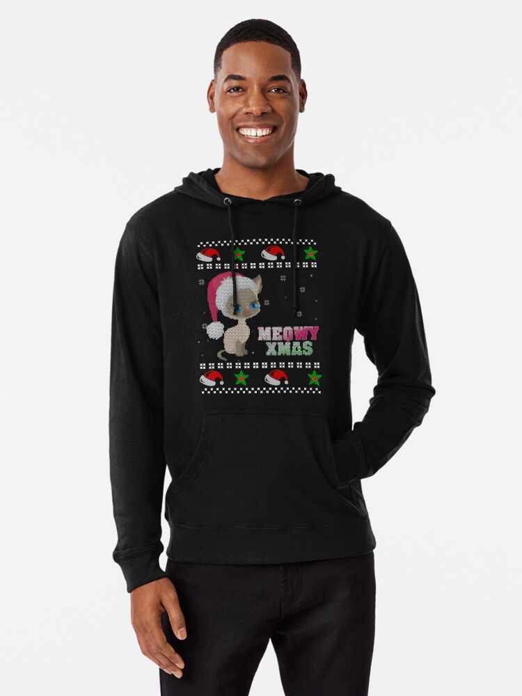 siamese cat christmas sweater
