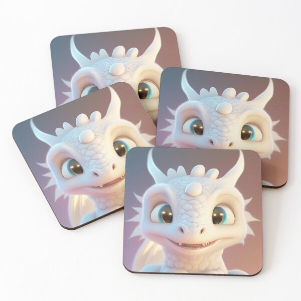 Item preview, White albino baby dragon  designed and sold by Tuko Designs.