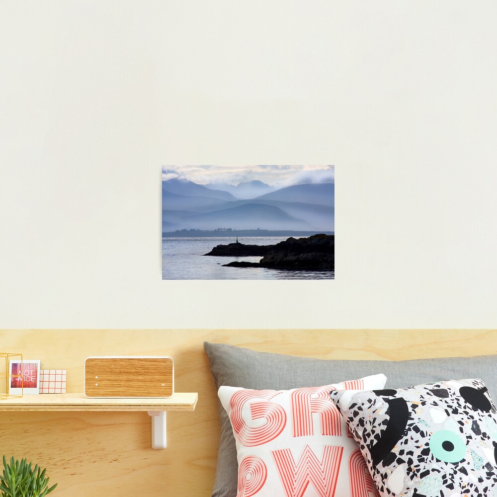 Skye, Misty Cuillins, Loch Alsh Scotland. Photographic Print