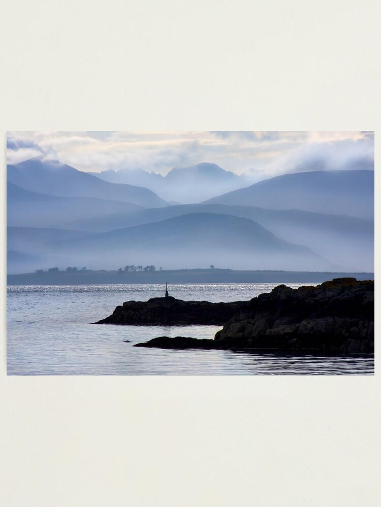 Alternate view of Skye, Misty Cuillins, Loch Alsh Scotland. Photographic Print