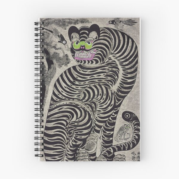 Item preview, Talismanic Tiger (20th century) Vintage Japanese designed and sold by BossyCatHome.