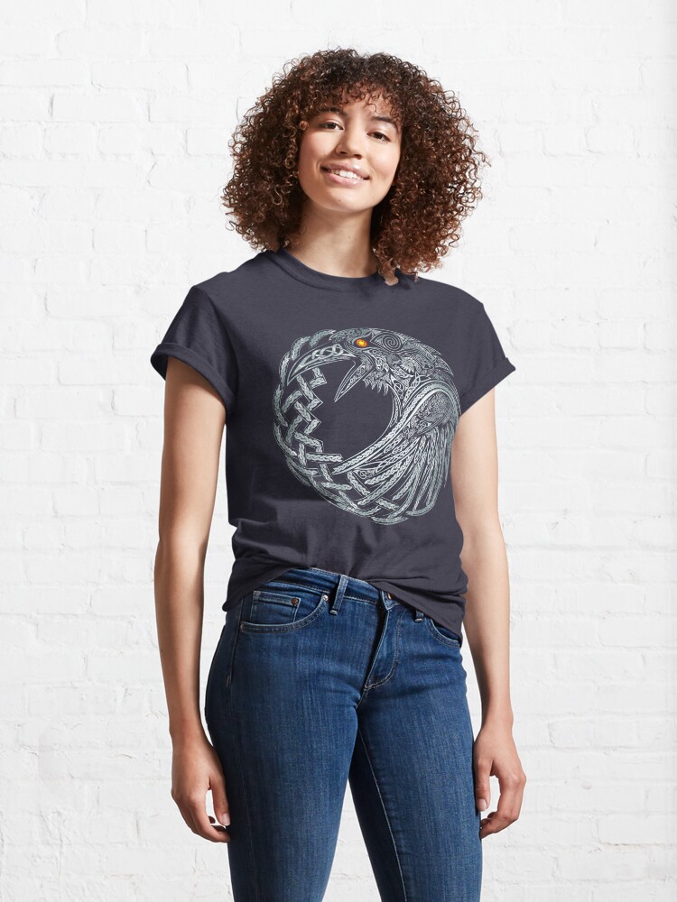Alternate view of CELTIC RAVEN T-SHIRT Classic T-Shirt