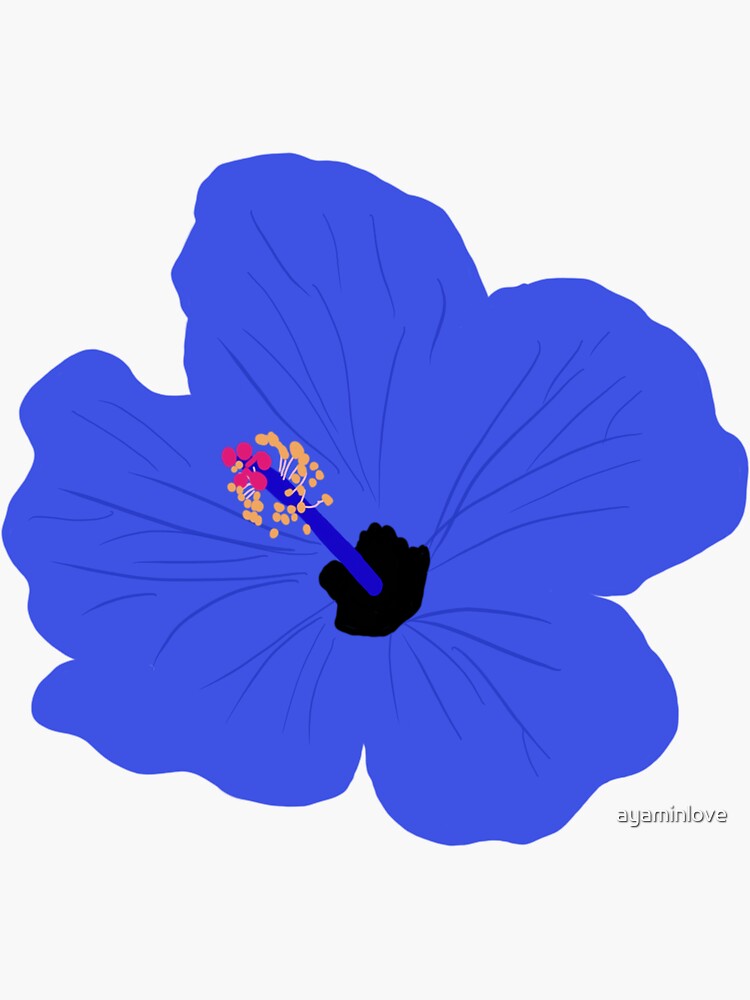 Royal Blue Hibiscus by ayaminlove
