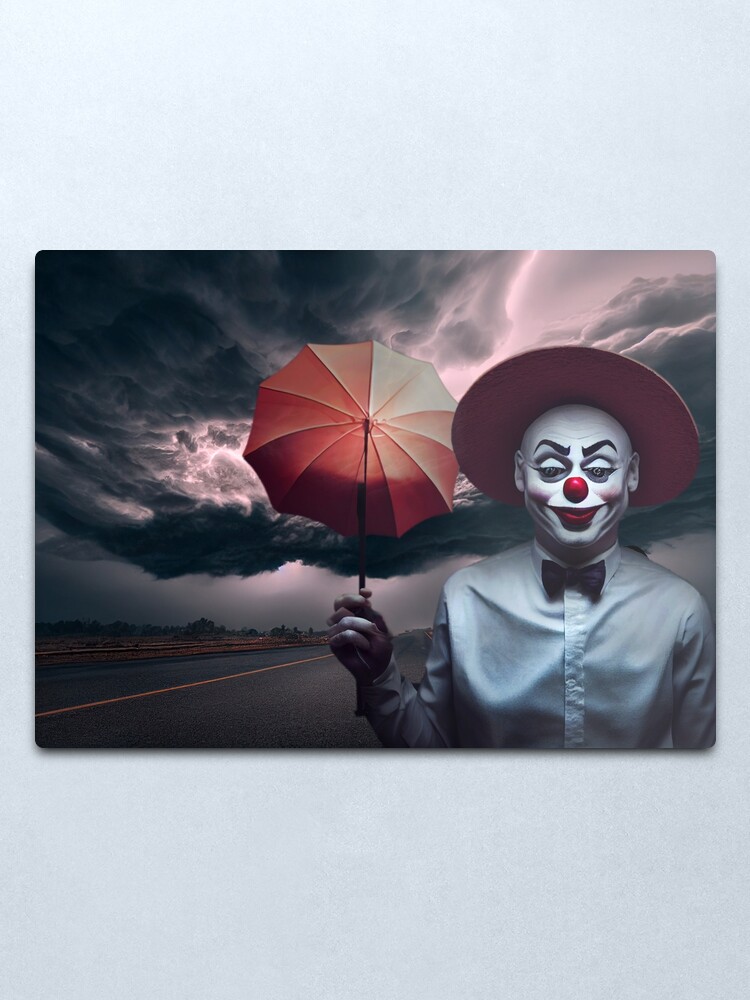 Alternate view of Excited For The Approaching Storm Metal Print