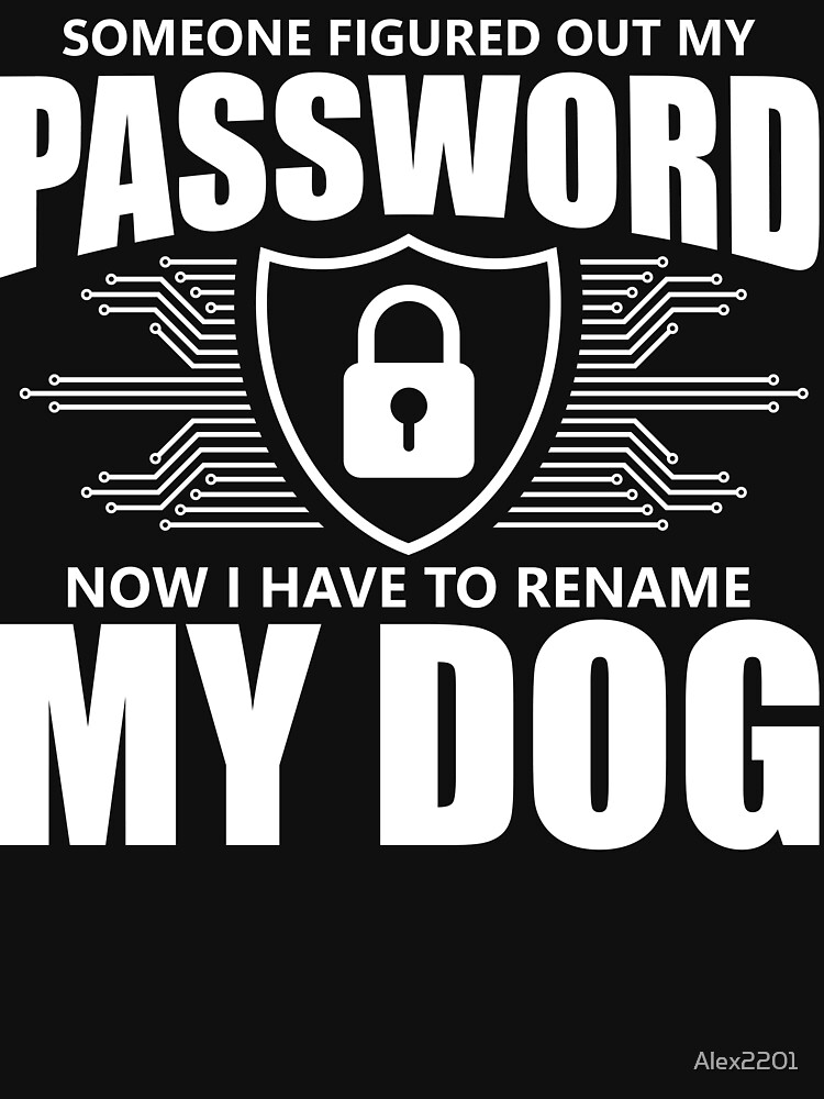 Cybersecurity Computer Security Cyber Security My Password by Alex2201