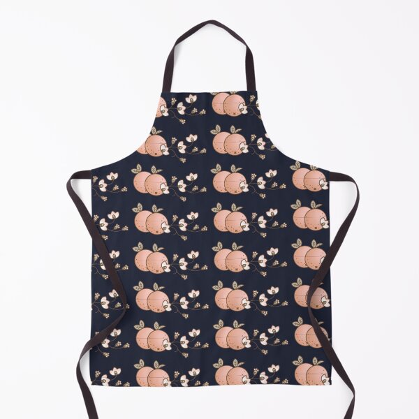 Item preview, Wild Orange and Blossoms Pattern designed and sold by Corinne Alexa Jackson.