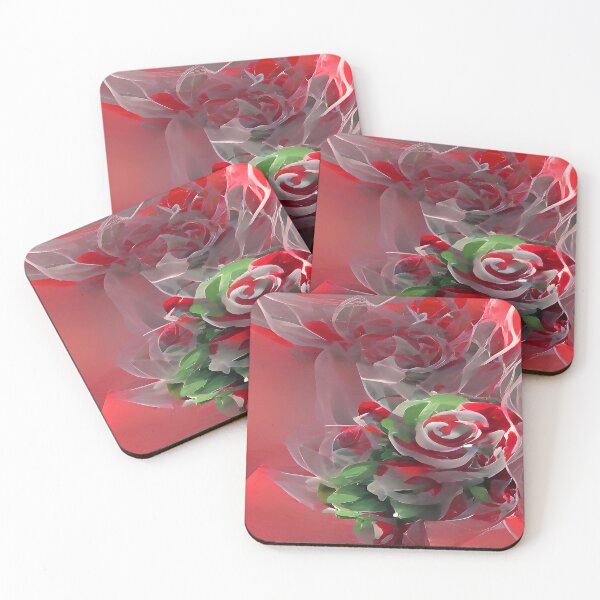 Item preview, Swirl of Peppermint Candy Cane Rose designed and sold by deniselynnimage.