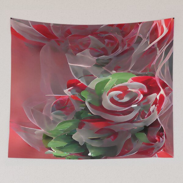 Item preview, Swirl of Peppermint Candy Cane Rose designed and sold by deniselynnimage.
