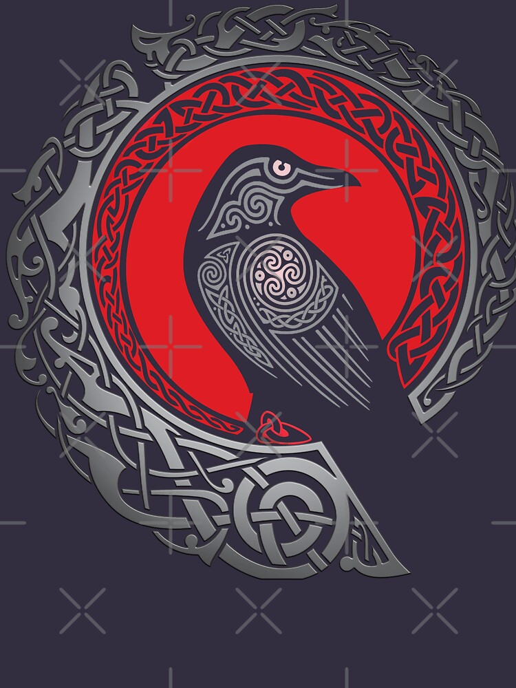 CELTIC RAVEN T-SHIRT by nvangam