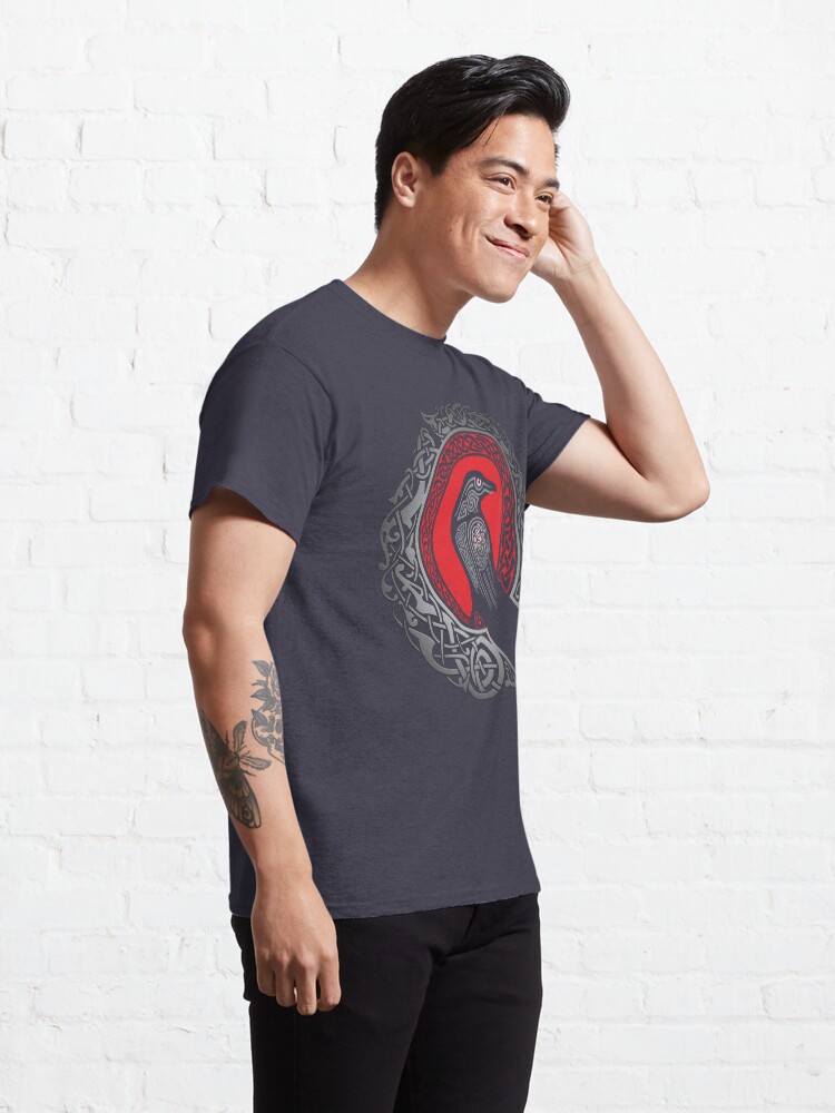 Alternate view of CELTIC RAVEN T-SHIRT Classic T-Shirt