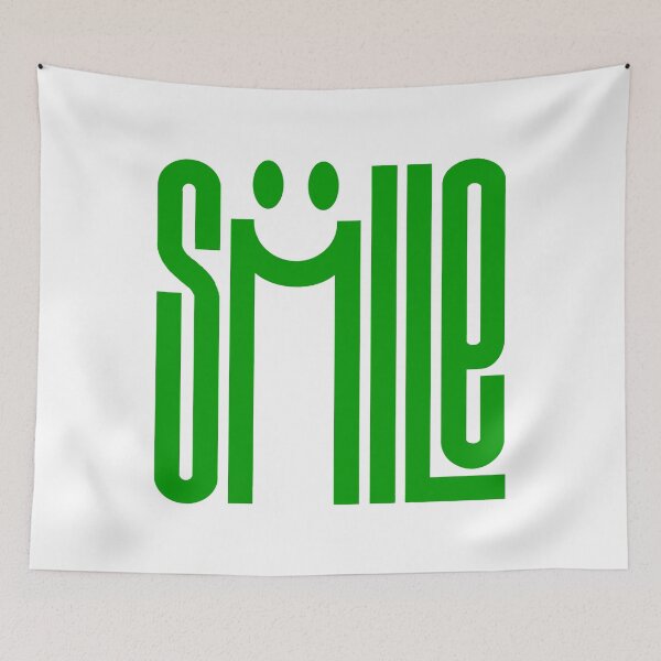Item preview, Green and White Smile designed and sold by Summer-Winter.