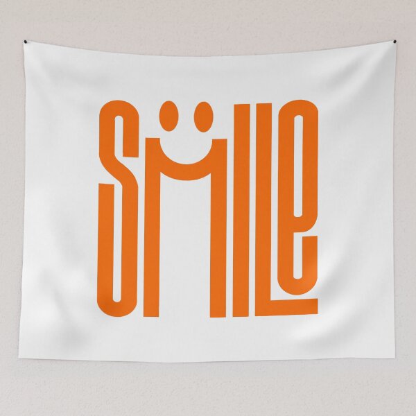 Item preview, Orange and White Smile designed and sold by Summer-Winter.