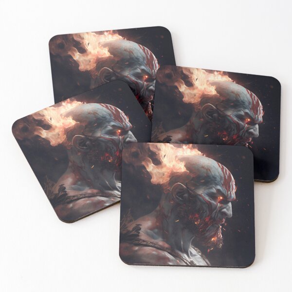 Item preview, Kratos on fire designed and sold by DigiArtsSpace.