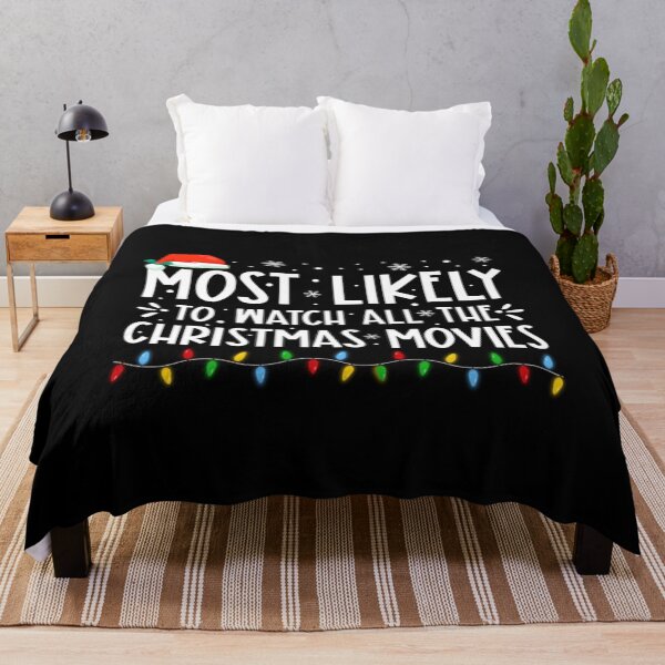 Item preview, Most Likely To Watch All The Christmas Movies Family Pajamas designed and sold by RonniePotter78.