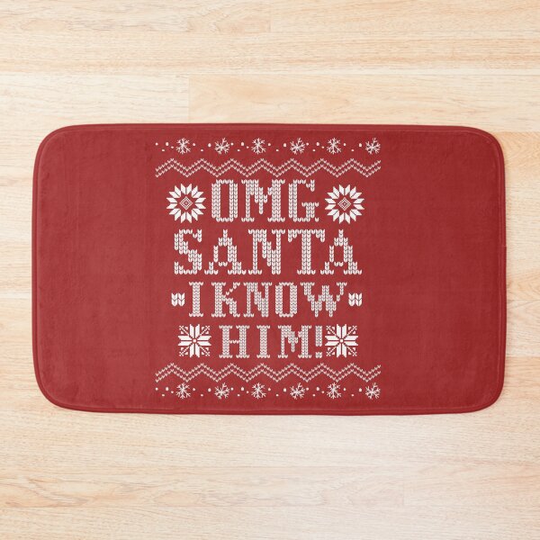 Item preview, omg santa i know him elf christmas sweaters funny santa christmas,funny quote sweater,christmas sweater, funny ugly sweater,ugly christmas sweater designed and sold by cutedream.