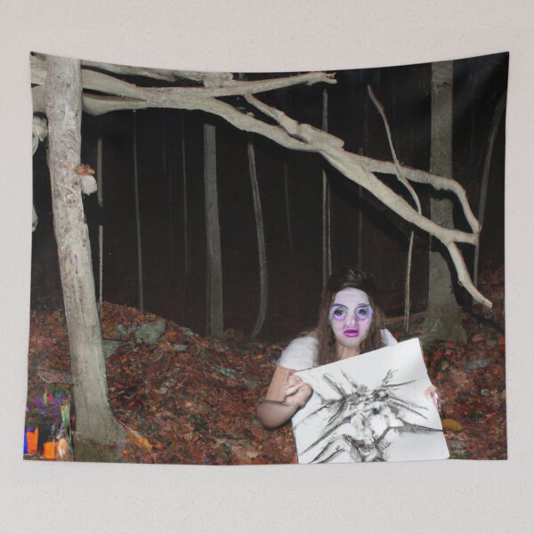 Aperçu de l'œuvre painting out in the woods créée et vendue par Bakesales.