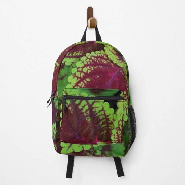 Item preview, Red and green coleus plant leaves designed and sold by likbatonboot.