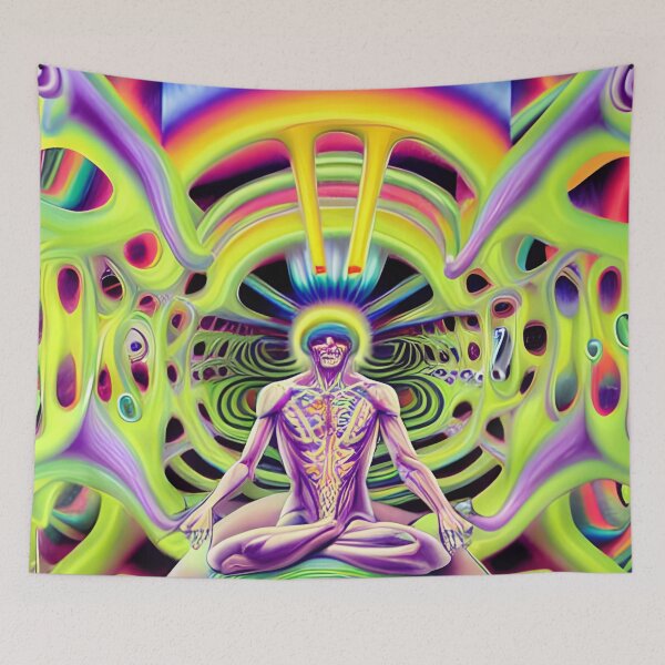 Item preview, Altered Meditative State (1) - Trippy Psychedelic Art designed and sold by TheThirdEye.