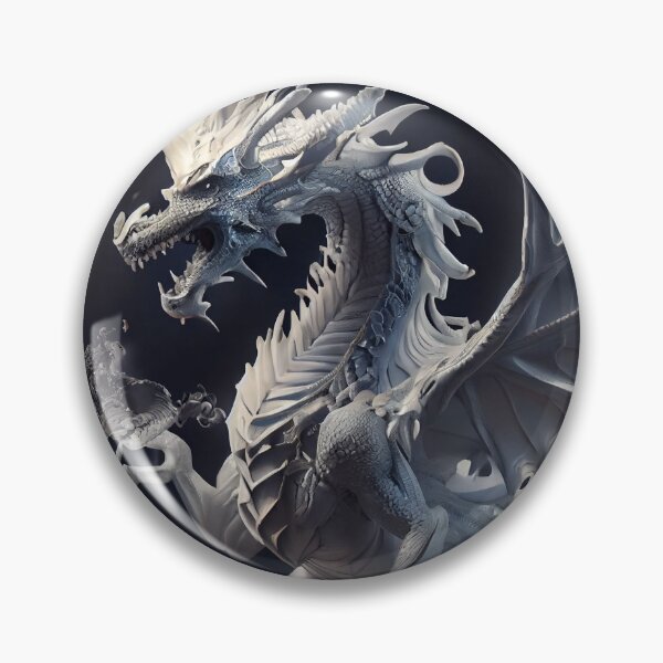 Item preview, Viserion porcelain statue designed and sold by ChargedShapes.