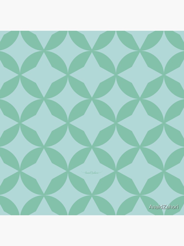 Imagen 4 de 4, Reloj con la obra Geometric Verde, diseñada y vendida por AnaidZahori.