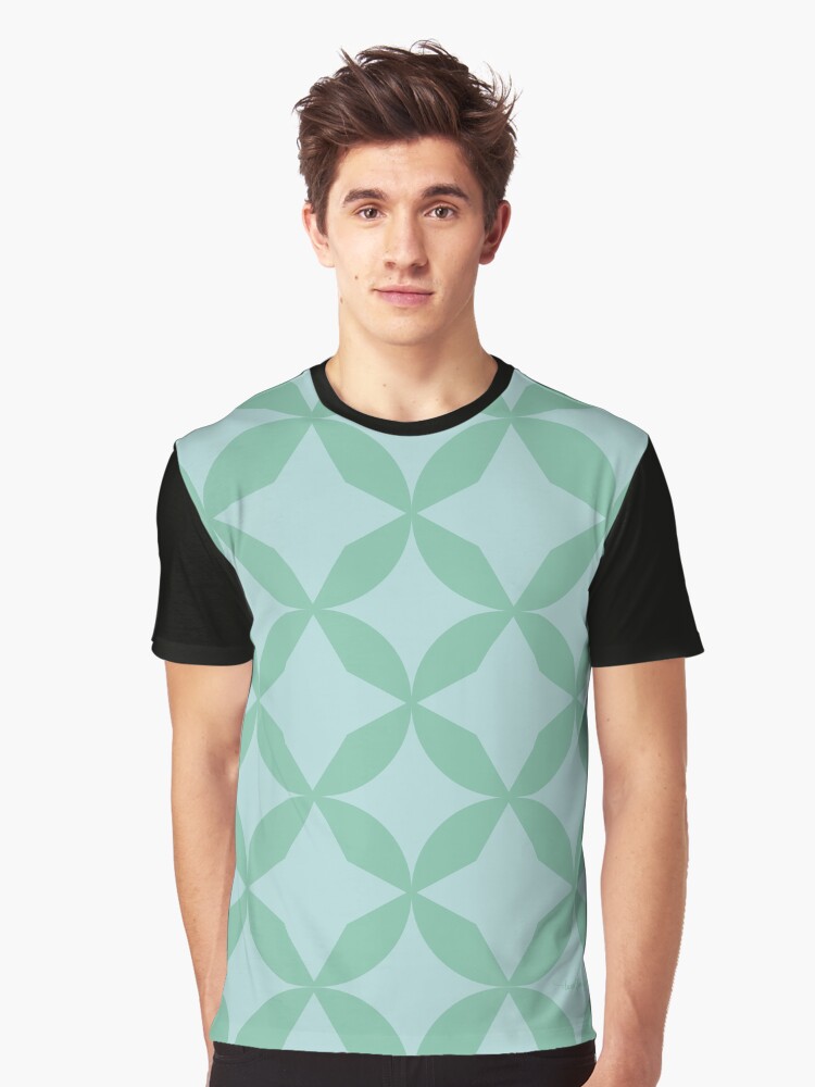 Imagen 1 de 5, Camiseta gráfica con la obra Geometric Verde, diseñada y vendida por AnaidZahori.