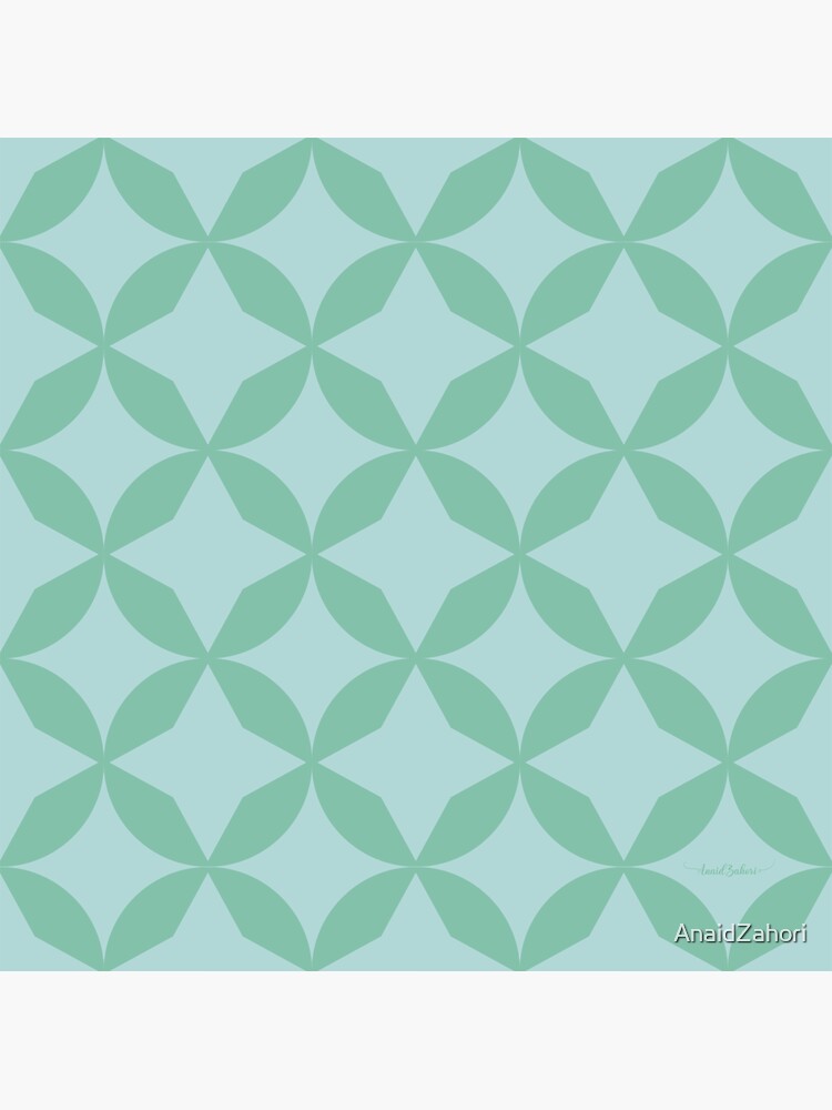 Imagen 3 de 3, Pegatina con la obra Geometric Verde, diseñada y vendida por AnaidZahori.