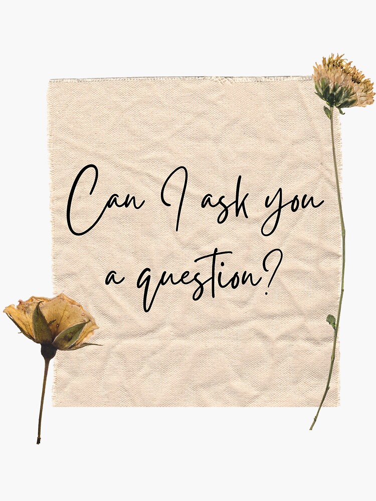 "Midnights Taylor Swift Question Lyric Classic " Sticker for Sale by