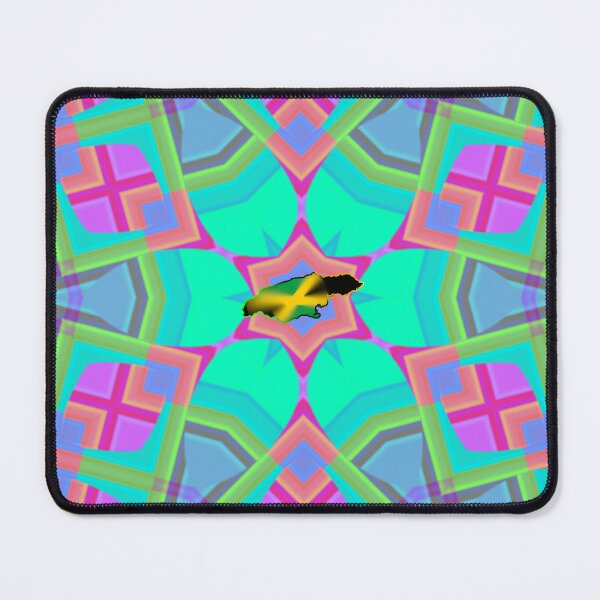 Item preview,  UNFORGETTABLE WEST INDIES CHRISTMAS SOUVENIRS - UNIQUE ABSTRACT CARIBBEAN GEOMETRIC PATTERN - GREATJAMAICAN VIBES FLAG INSPIRATION designed and sold by Ralek.
