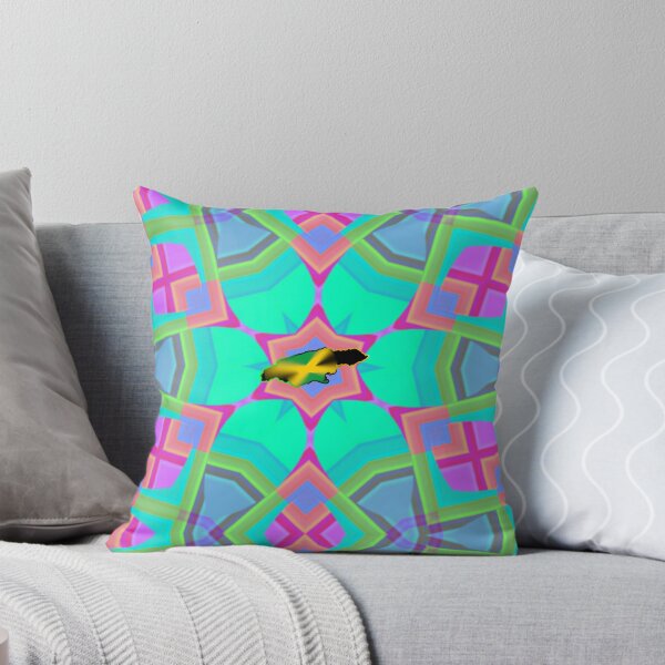 Item preview,  UNFORGETTABLE WEST INDIES CHRISTMAS SOUVENIRS - UNIQUE ABSTRACT CARIBBEAN GEOMETRIC PATTERN - GREATJAMAICAN VIBES FLAG INSPIRATION designed and sold by Ralek.