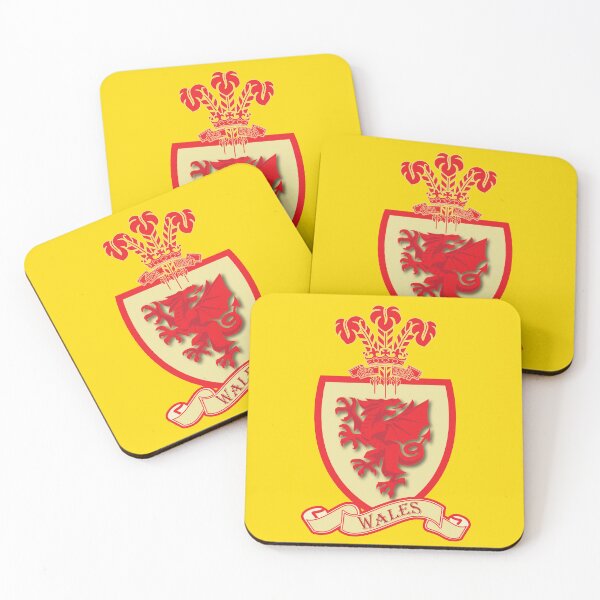 Item preview, Wales sporting badge with dragon and shield designed and sold by KoandZo.