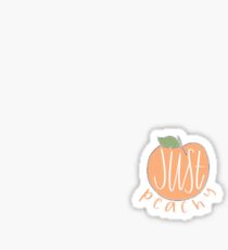 Just Peachy Sticker