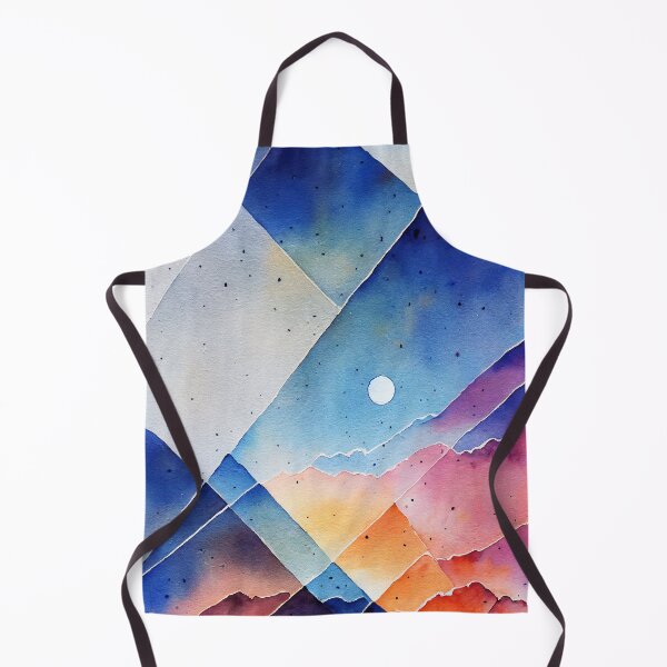 Item preview, Watercolor cosmic polygons pattern designed and sold by AppleElf.