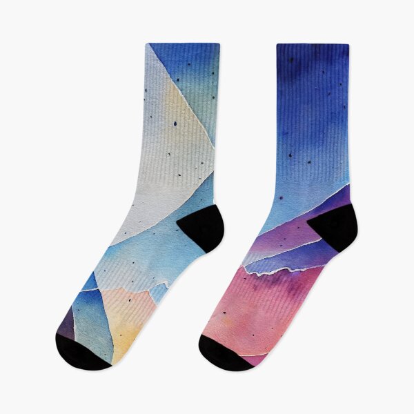Item preview, Watercolor cosmic polygons pattern designed and sold by AppleElf.
